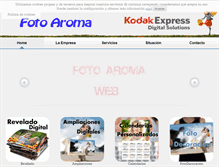 Tablet Screenshot of fotoaroma.com